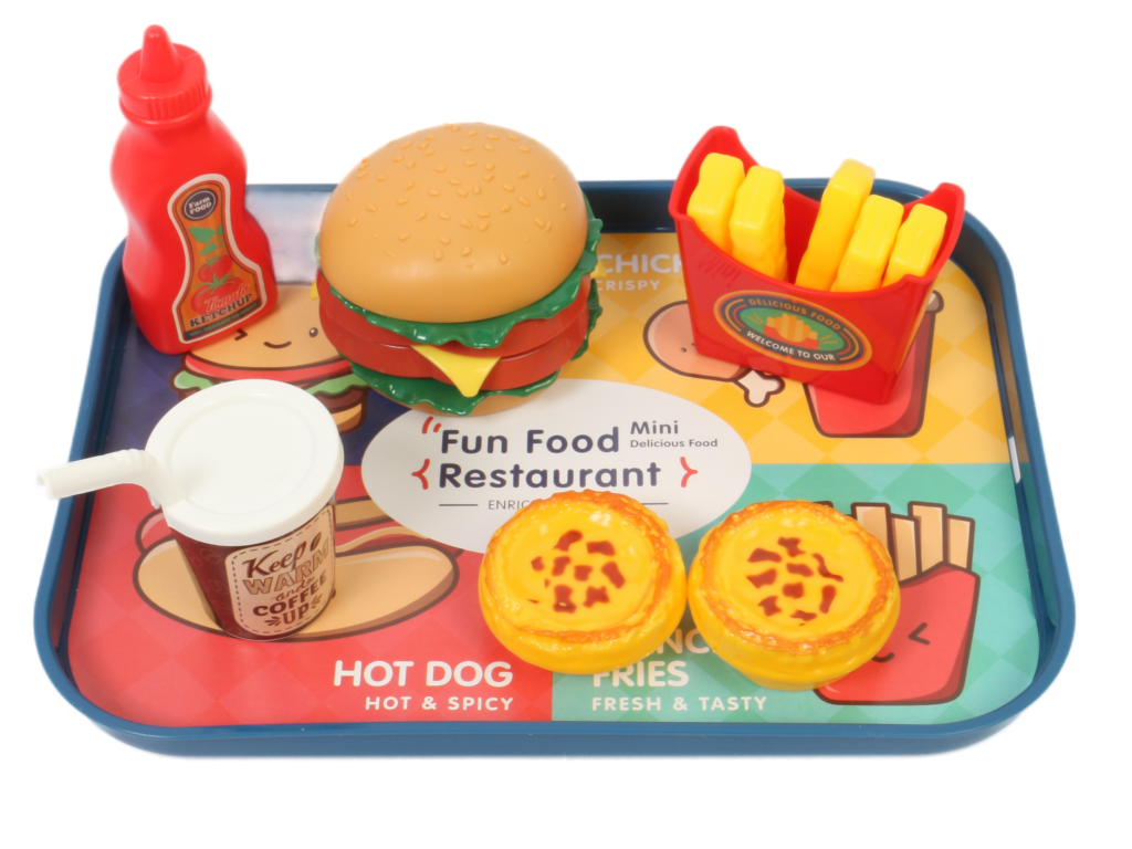 ست 8 تکه فست فود و بستنی اسباب بازی