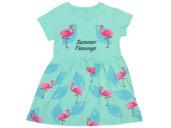 پیراهن دخترانه فلامینگو  serka