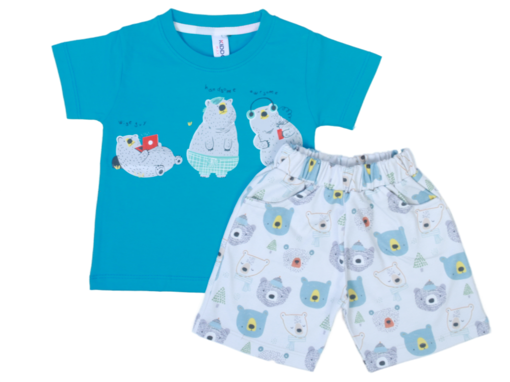 تیشرت و شلوارک راحتی پسرانه kido max