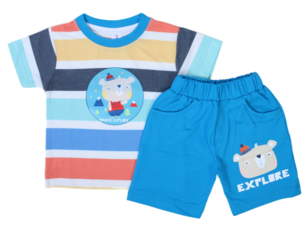 تیشرت و شلوارک راحتی پسرانه kido max