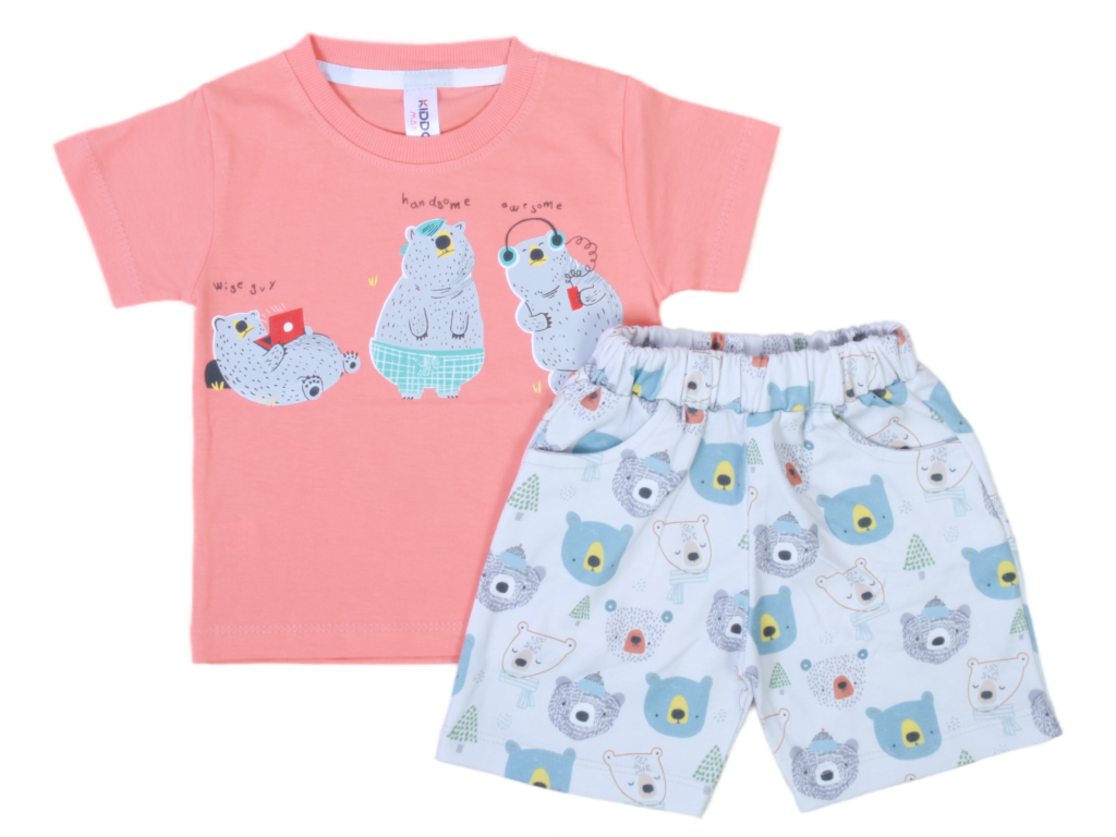 تیشرت و شلوارک راحتی پسرانه kido max