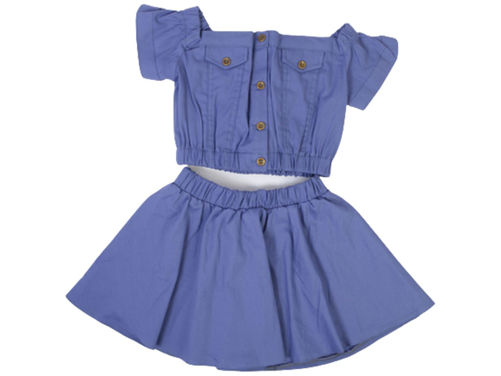 ست نیم تنه و دامن دخترانه setareh vafs