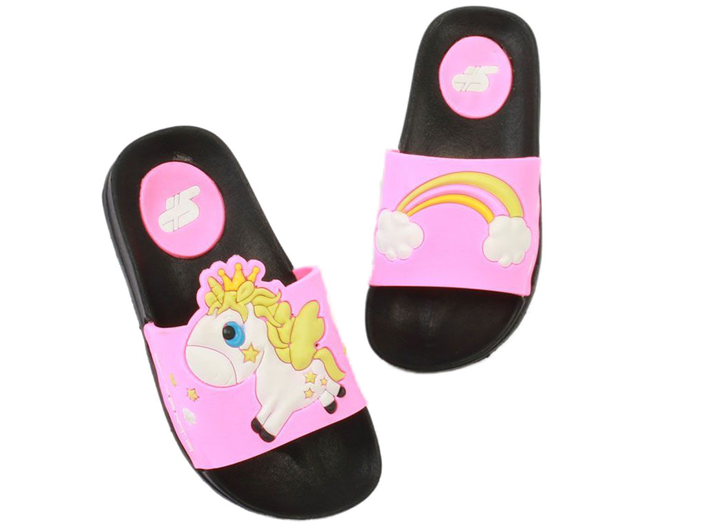 دمپایی دخترانه اسب تک شاخ یونیکورن PS