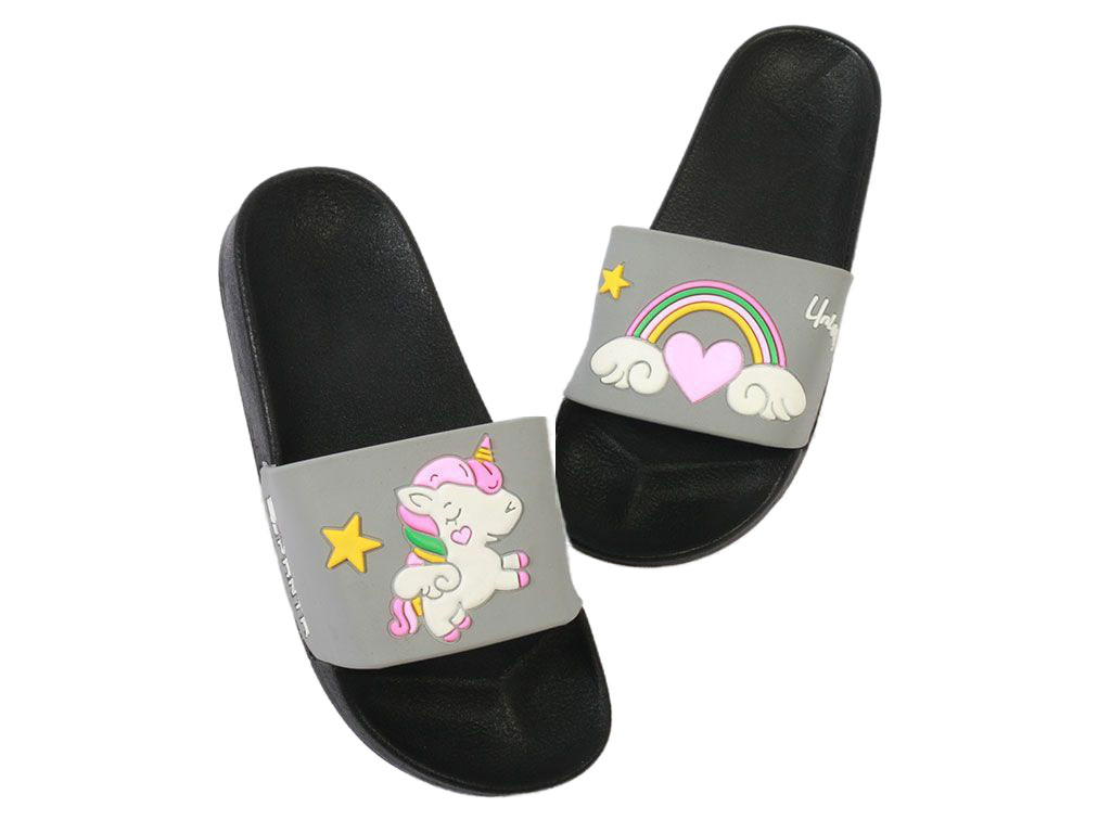 دمپایی دخترانه اسب تک شاخ (یونیکورن) PS