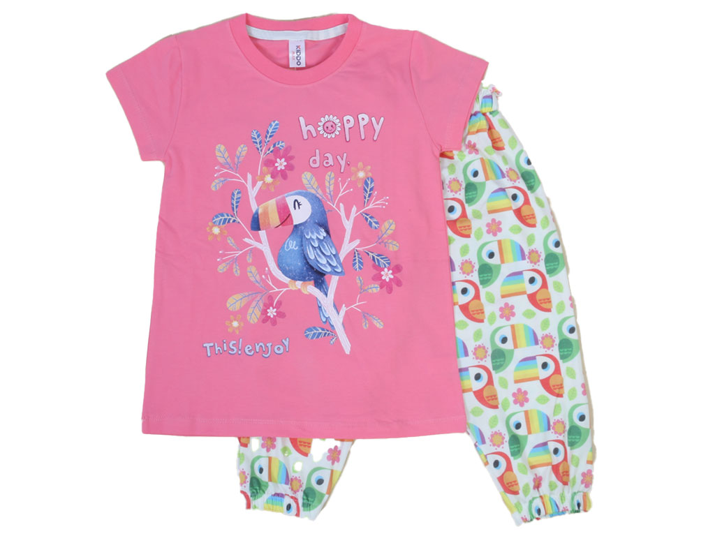 تیشرت و شلوارک راحتی دخترانه kido max