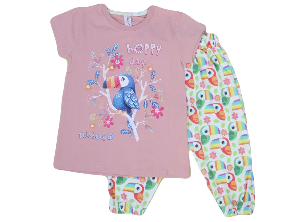 تیشرت و شلوارک راحتی دخترانه kido max