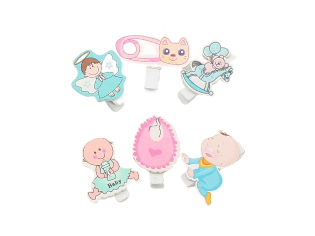 گیره چوبی 6 عددی