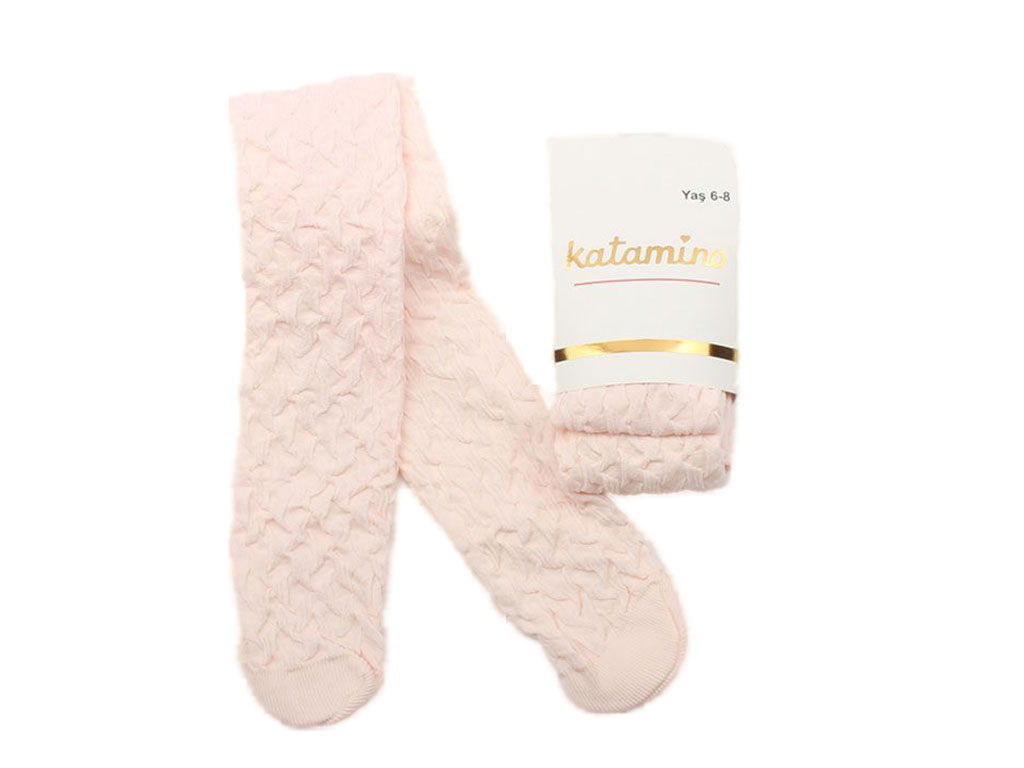 جوراب شلواری صورتی Katamino