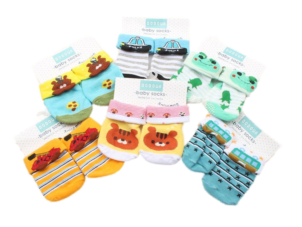 جوراب نوزادی استپ دار (6-0 ماه)