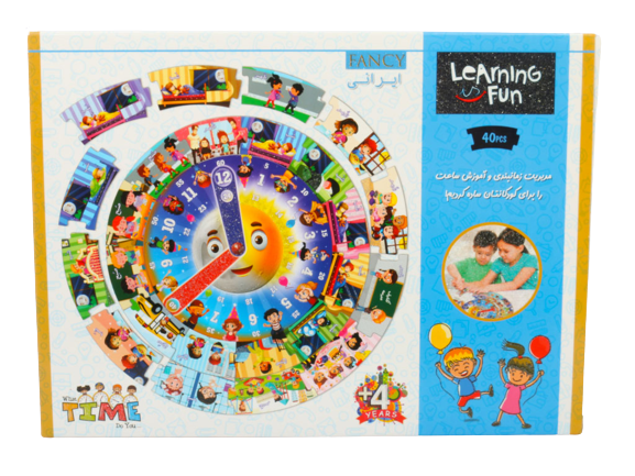 پازل آموزشی مدل ساعت 40 قطعه فنسی fancy