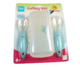 ست قاشق و چنگال قابدار pur