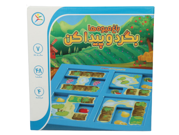 بازی فکری بگرد و پیدا کن مدل باغ میوه ها آوای باران