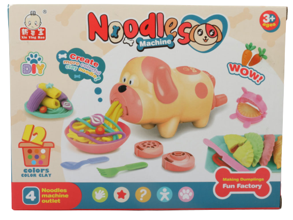 ست سگ نودل ساز با وسایل آشپزخانه اسباب بازی