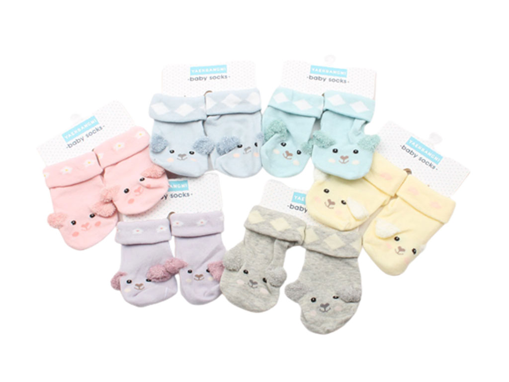 جوراب نوزادی استپ دار (9-0 ماه)