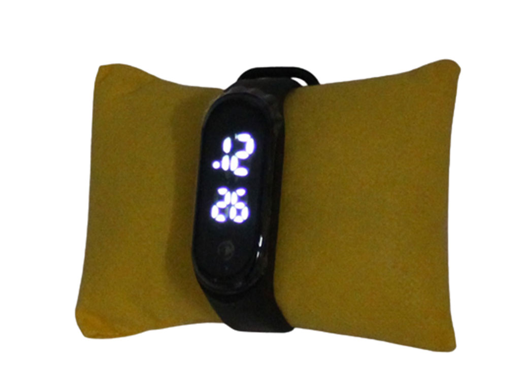 ساعت مچی LED دار (مشکی و سفید)