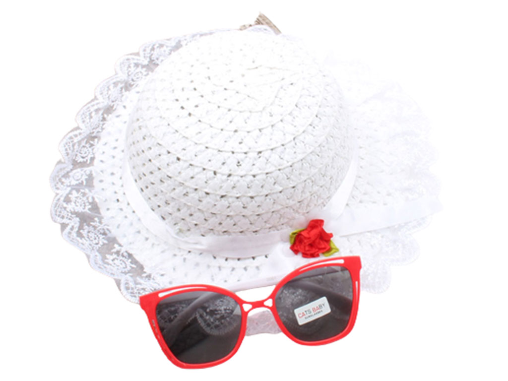 کلاه حصیری لبه گیپور (4-2 سال)