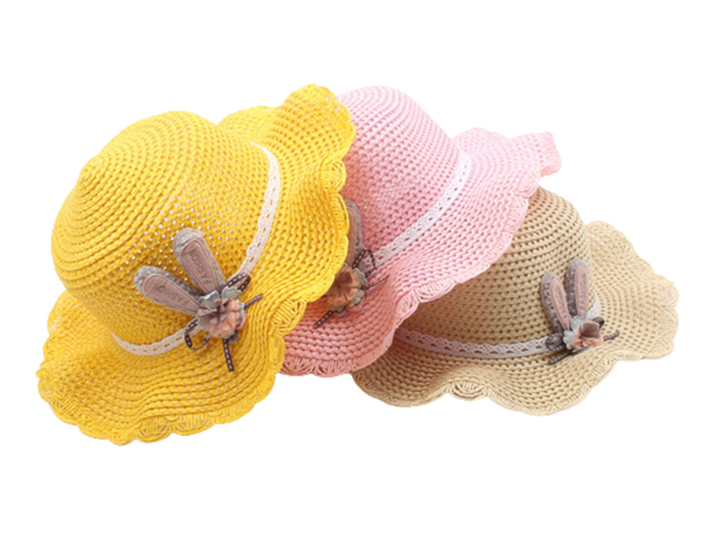 کلاه حصیری خرگوشی (دارای رنگبندی/11-7 سال)