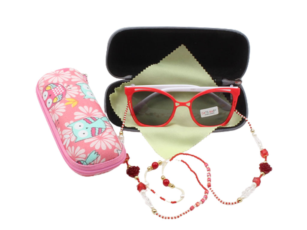 جا عینکی زیپی طرح حیوانات