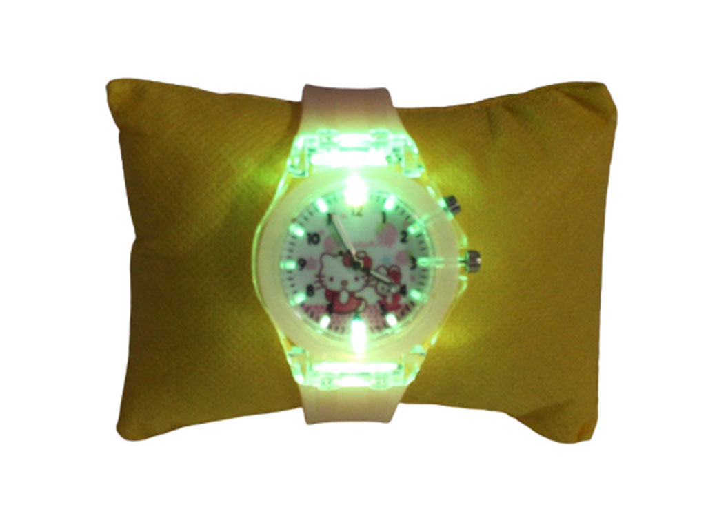 ساعت مچی چراغ دار کیتی Hello Kitty