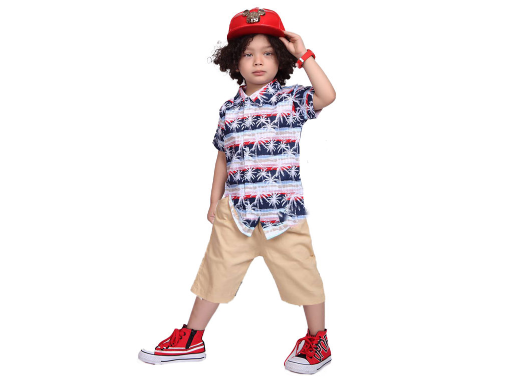 شومیز و شلوارک کمرکش پسرانه hypee kids