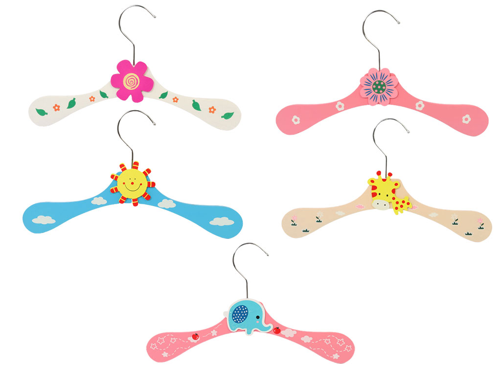 چوب لباسی چوبی دخترانه