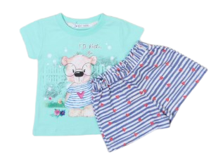 تیشرت و شلوارک راحتی نوزادی kido max