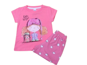 تیشرت و شلوارک راحتی نوزادی دخترانه kido max