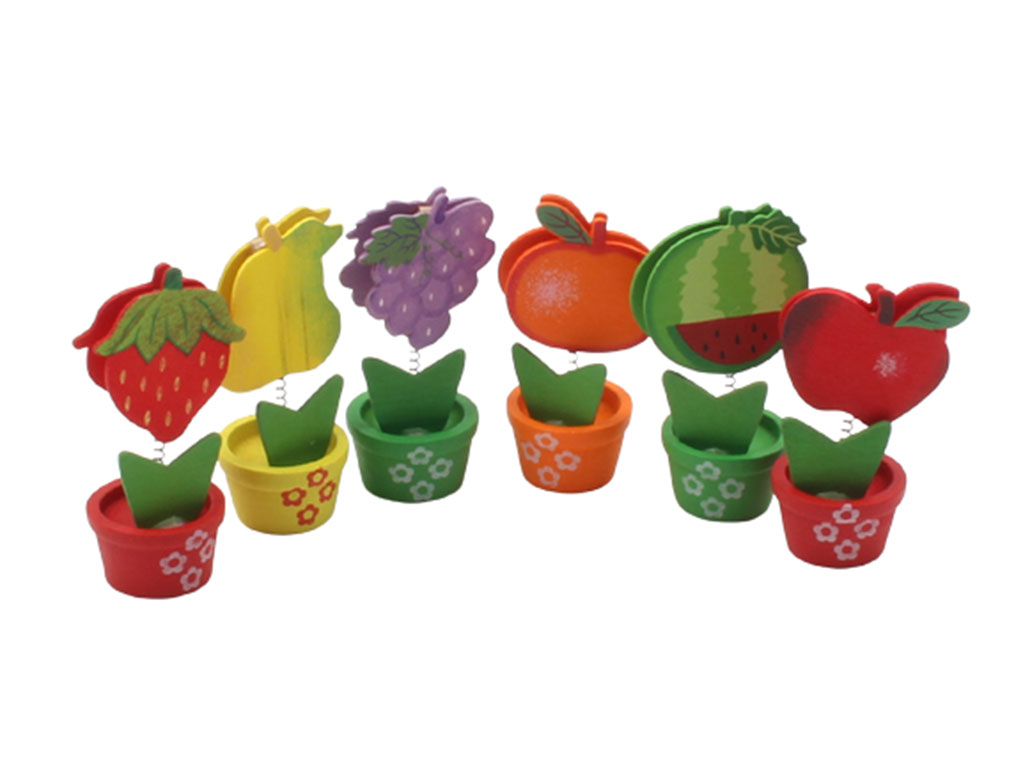 گیره پایه دار چوبی طرح میوه