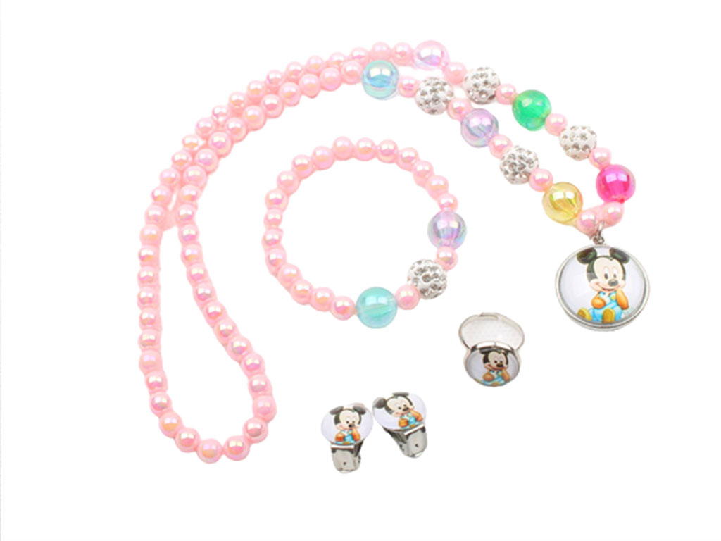 ست 5 تکه زیورآلات میکی موس (دارای تنوع طرح)