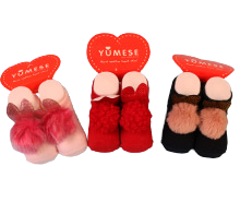 جوراب پوم دار YUMESE
