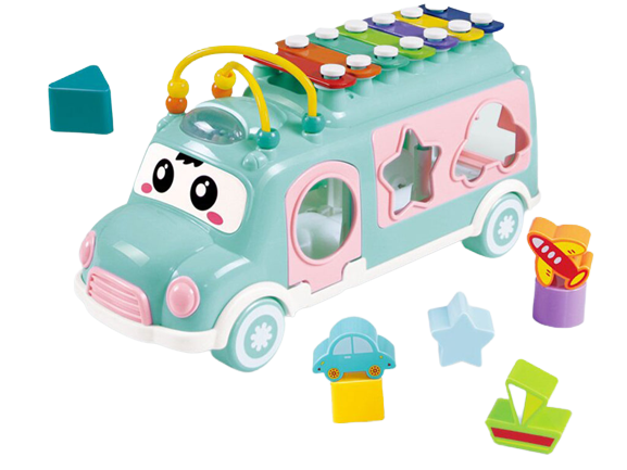 اتوبوس  بلزدار پازلی موزیکال اسباب بازی