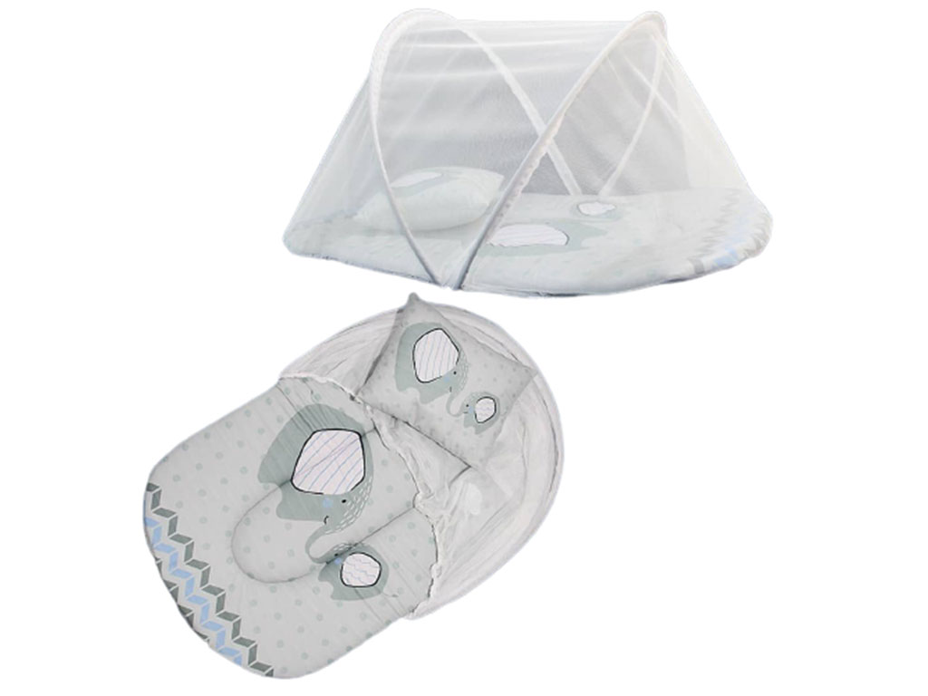 پشه بند نوزادی تشک دار به همراه بالشت tikmak