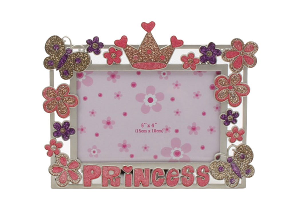 قاب عکس استیل رومیزی دخترانه Princess