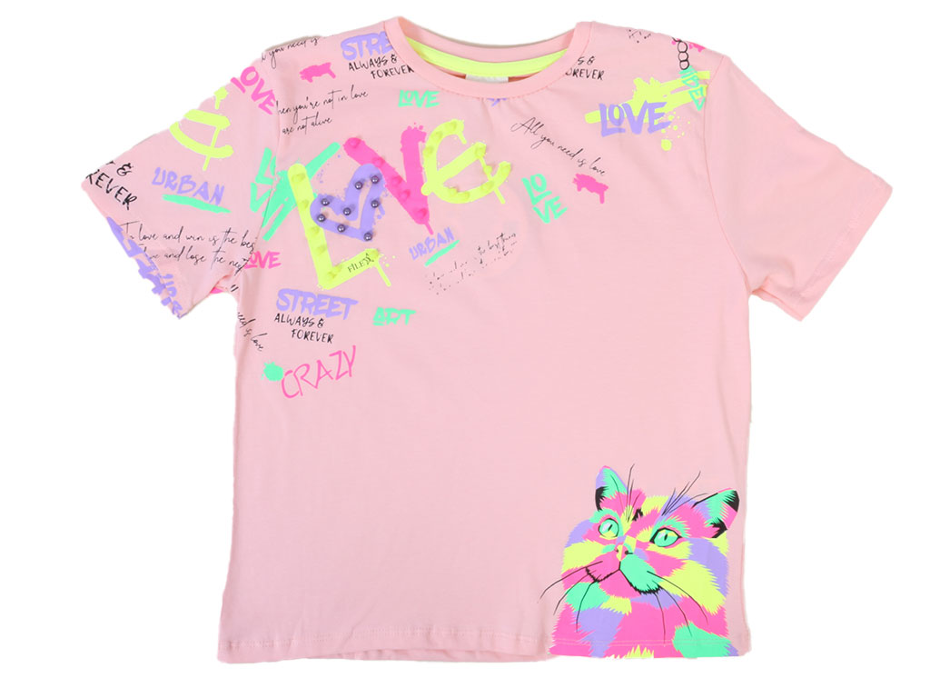 تیشرت کراپ دخترانه filex