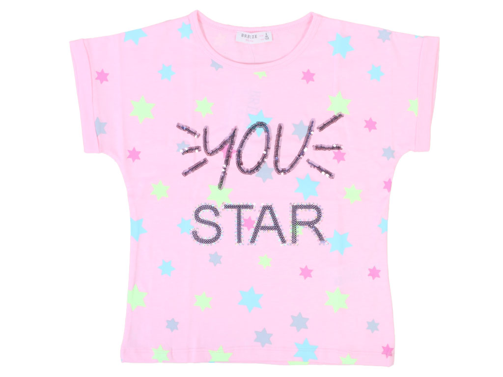 تیشرت کراپ دخترانه بریز breeze