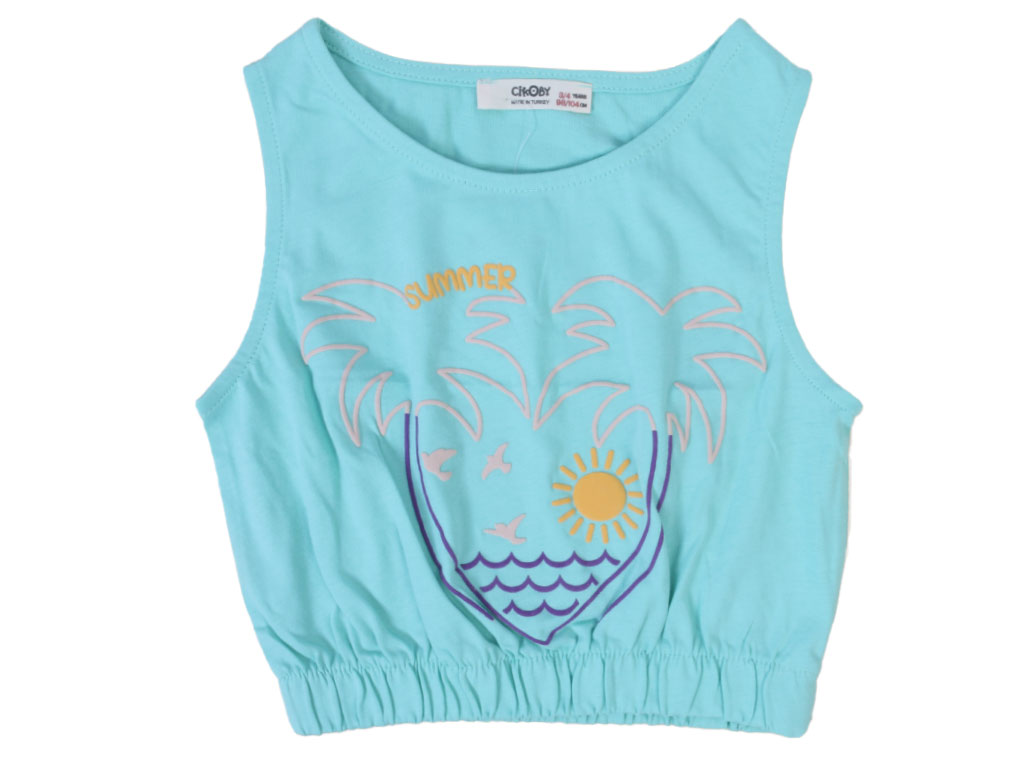 تاپ نیم تنه دخترانه گت دار cikoby