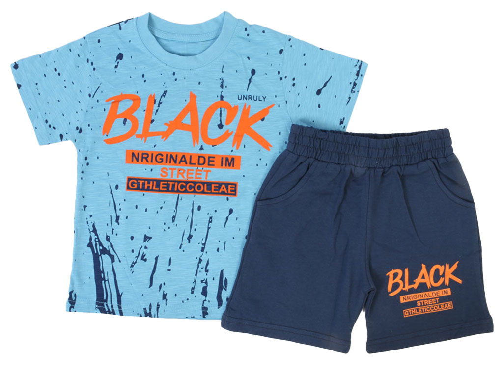 تیشرت و شلوارک راحتی پسرانه unruly serka