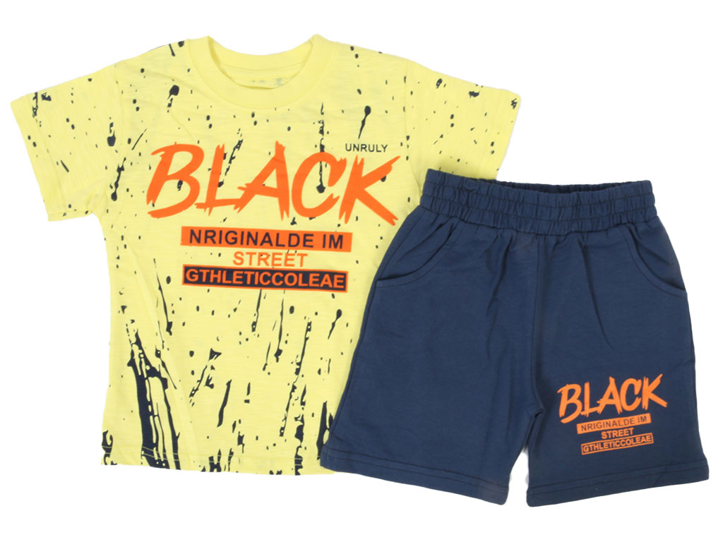 تیشرت و شلوارک راحتی پسرانه unruly serka