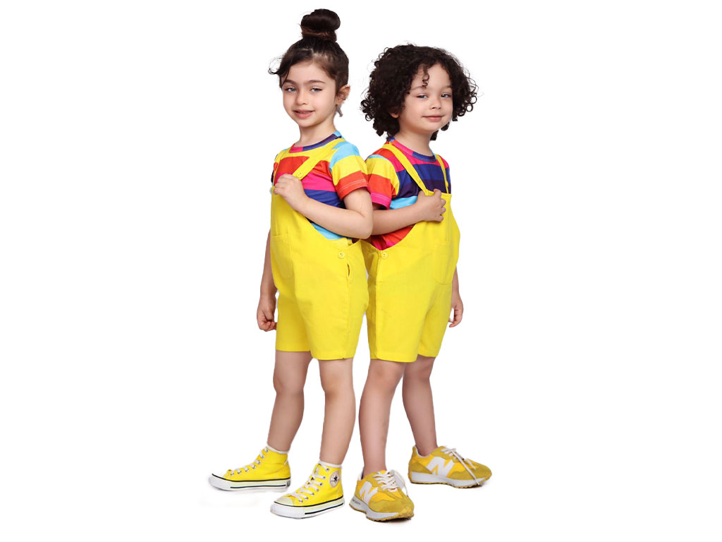 تیشرت و شلوارک پیشبندی  بچه گانه hypee kids