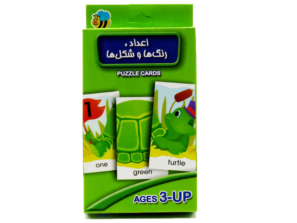 فلش كارت اعداد رنگ‌ها و شكل‌ها
