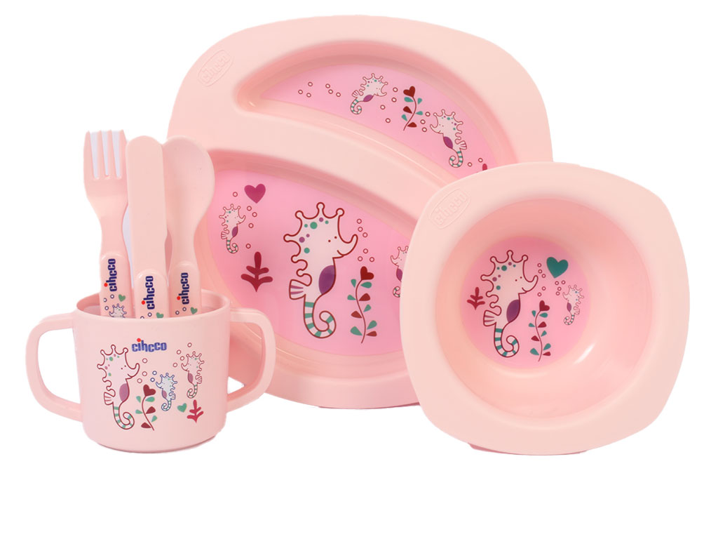 ست ظروف غذا خوری کودک 6 تکه cihcco
