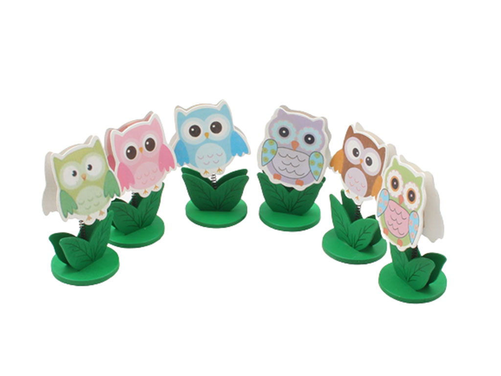 گیره پایه دار چوبی طرح جغد