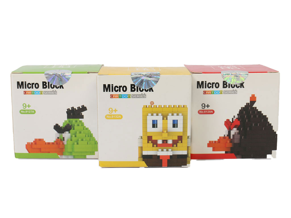 بلوک ساختنی مدل میکرو بلوک کارتونی