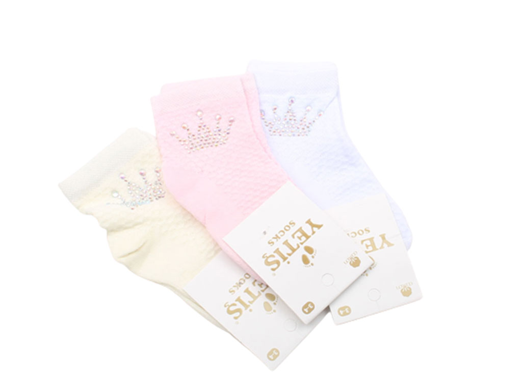 جوراب ساق دار نگینی (8-3 سال)