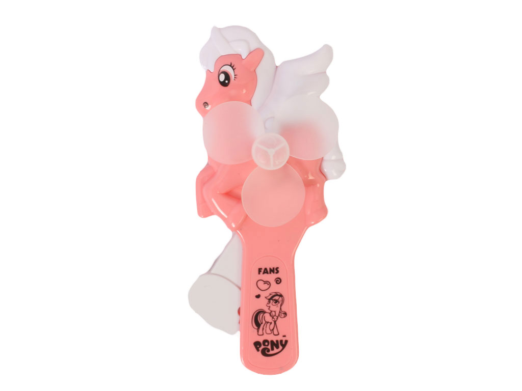 پنکه دستی دخترانه طرح پونی