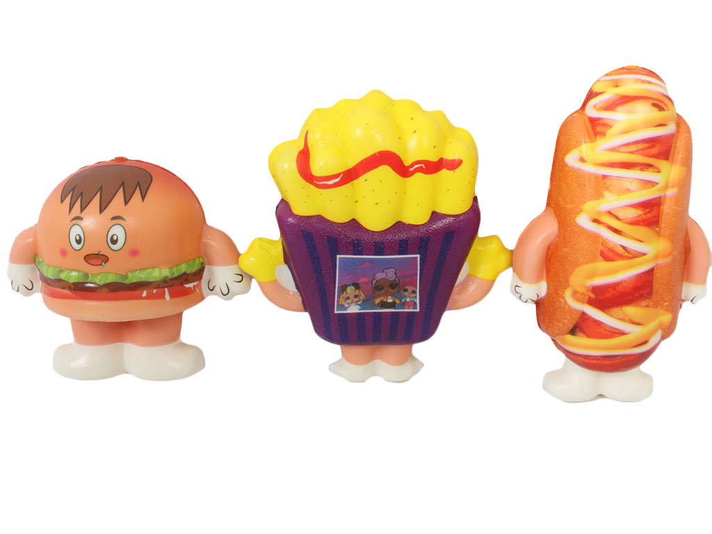 فیجت ضد استرس مدل اسکویشی طرح فست فود