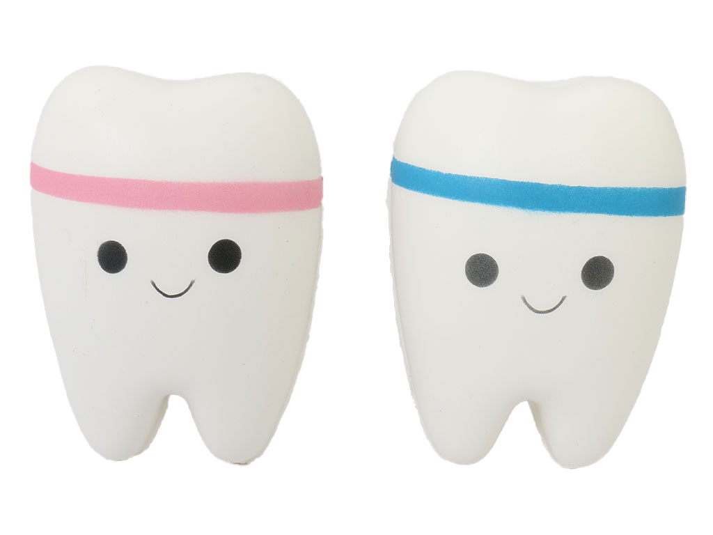 فیجت ضد استرس مدل اسکویشی طرح دندان