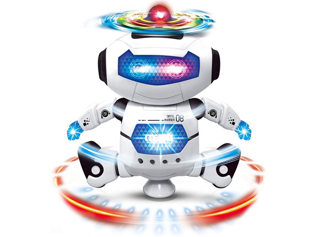 ربات آدم فضایی موزیکال اسباب بازی