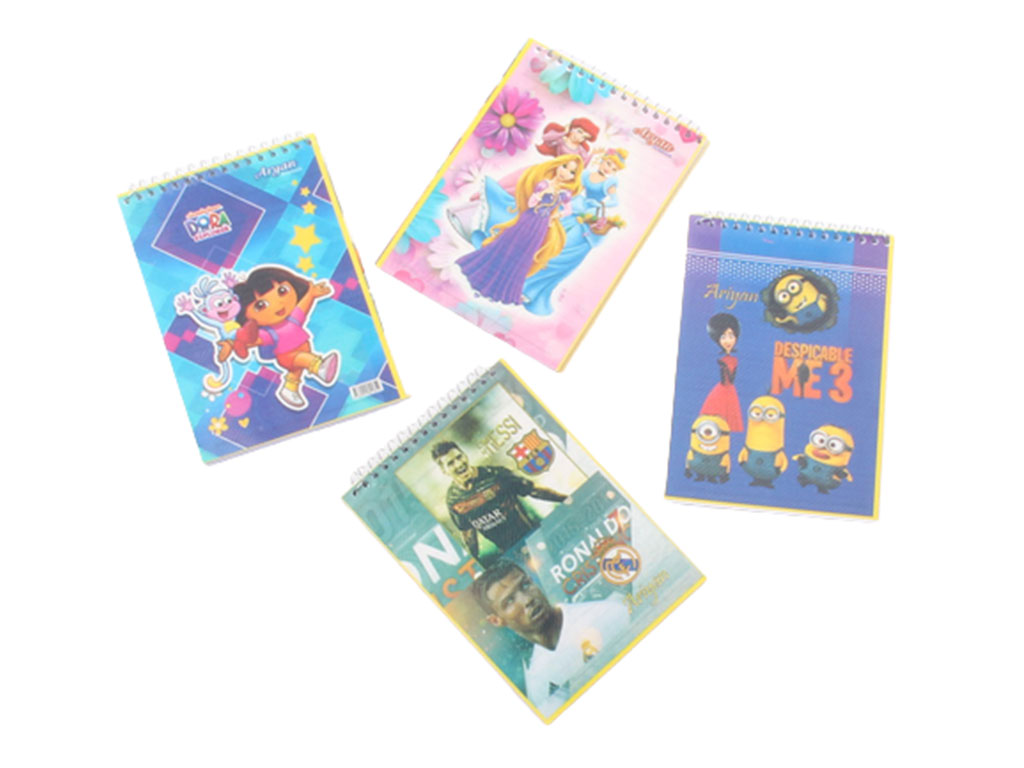 دفترچه یادداشت سیمی فانتزی