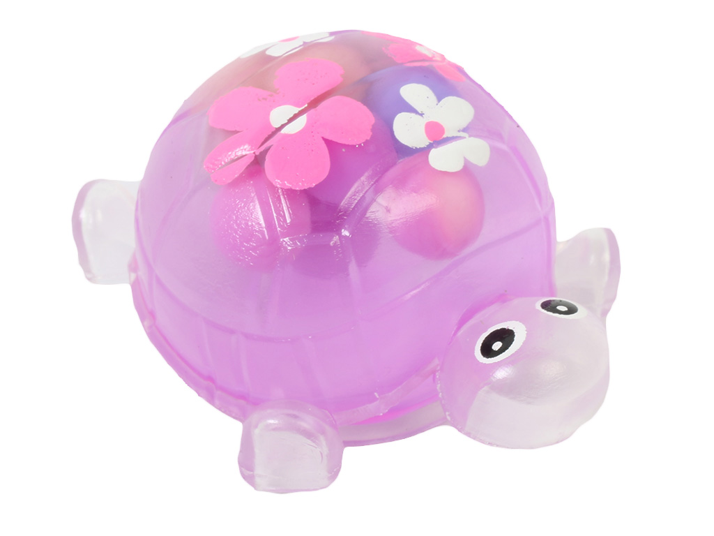 فیجت ضد استرس شفاف طرح لاک پشت دارای توپ